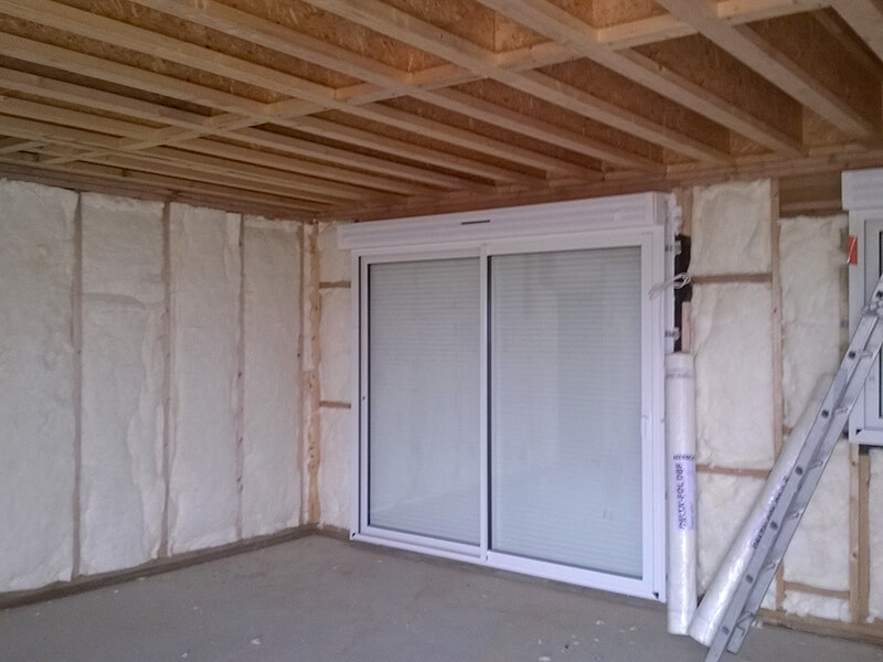 isoltation thermique maison sur ossature bois à Evreux